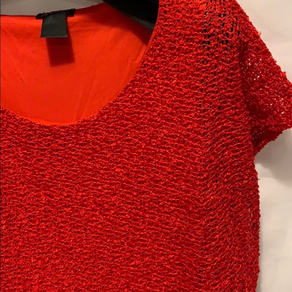 Nue Options Red Blouse - Picture 2 of 5